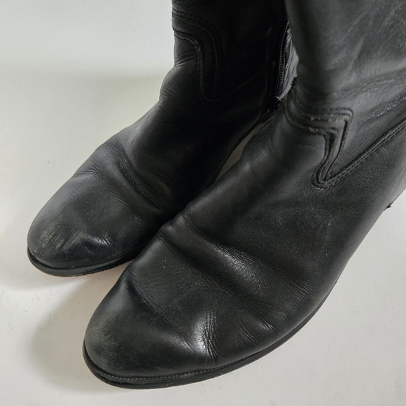 Corso Como Vibram knee high Riding Boot Black Brown Womens size 8 - Picture 5 of 8